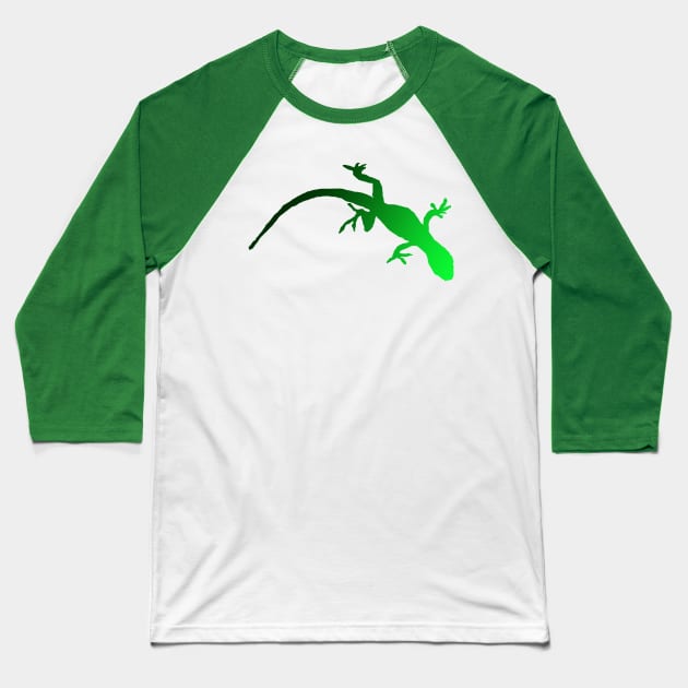 Gecko Baseball T-Shirt by Bluedaisy66